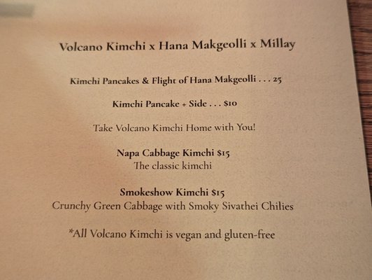 Volcano Kimchi by null