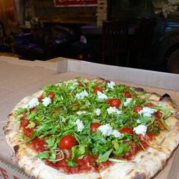 The Red, White and Greens pizza from Square Peg