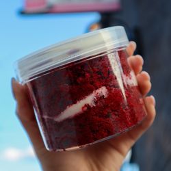 It's A Sweet Life - Classic Red Velvet Jar Cake @tiffhuangry