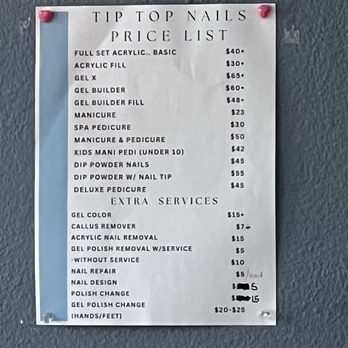 Tip Top Nails - August 2 2023 - Nail Salons Near Me - Cathedral City, California