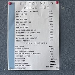 Tip Top Nails - August 2 2023