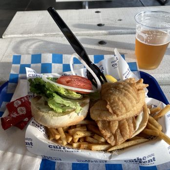 The Current Seafood Counter - Orlando - Grouper sandwich, delicious! - Seafood Near Me - Orlando, Florida