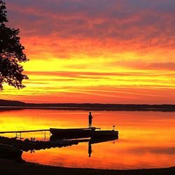 Miller's Hideaway Resort - Sunsets on Little Platte Lake are waiting for YOU!