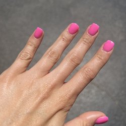 Collagen Spa & Nails - This is the color I left the salon with, I ended up liking it but it was not the color I picked