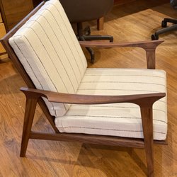 American Foam Center - Custom cushions for handmade arm chair 3/23