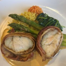 Reflections - Oakland Community College - Monk fish wrapped in bacon