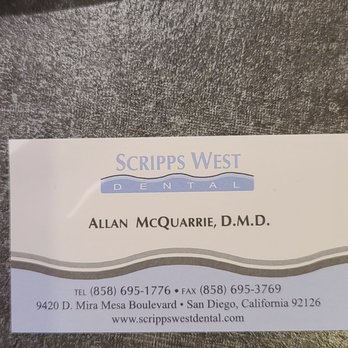 Scripps West Dental - Contact info for you. - General Dentistry Near Me - San Diego, California Scripps West Dental - Contact info for you. - General Dentistry Near Me - San Diego, California