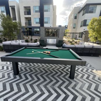 Elysian at Rainbow - Practice your skills on this outdoor table OR the one inside! - Apartments Near Me - Las Vegas, Nevada Elysian at Rainbow - Practice your skills on this outdoor table OR the one inside! - Apartments Near Me - Las Vegas, Nevada