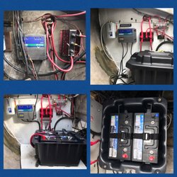 Chesapeake Dockside Services - 1985 Pearson - Non-compliant/dangerous "household wiring. Completely removed and replaced. Fully compliant, operational and safe!
