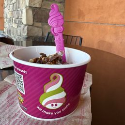 Sooo delicious, and cute spoons.