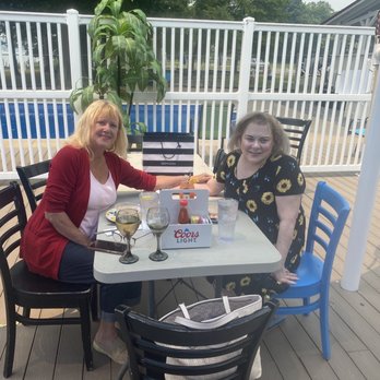 Capt Pat's Seafood - My friend and I at lunch at Captain Pat's - Seafood Near Me - Drayden, Maryland