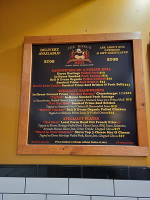 Menu photo 1 Joe Bosco Authentic Smokehouse BBQ Delaware Water Gap, PA Menu photo 1 Joe Bosco Authentic Smokehouse BBQ Delaware Water Gap, PA