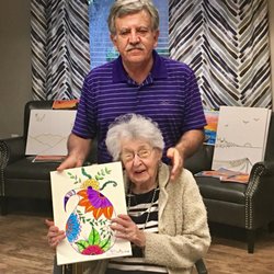 TheKey - Senior Home Care - Paint and Sip event