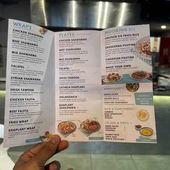 Mooring Eats - Menu - Middle Eastern Near Me - Toronto, Ontario
