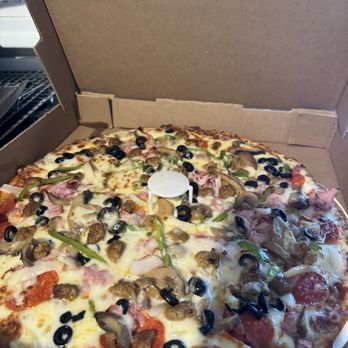 Sam's Pizzeria - The kitchen sink! Best of both worlds veggies and meats - Pizza Near Me - Evansville, Indiana Sam's Pizzeria - The kitchen sink! Best of both worlds veggies and meats - Pizza Near Me - Evansville, Indiana