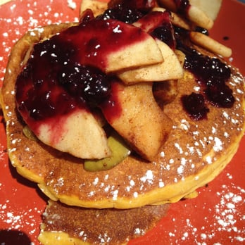 Strawberry Place - pumpkin pancakes with cream cheese --- soooo good!! - Breakfast & Brunch Near Me - Nyack, New York