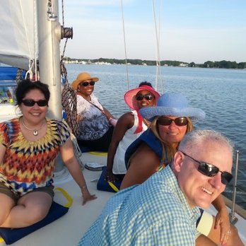Non Sea-Quitter - One of the many fun sailing trips we have on Non Sea Quitter. - Boat Tours Near Me - Annapolis, Maryland Non Sea-Quitter - One of the many fun sailing trips we have on Non Sea Quitter. - Boat Tours Near Me - Annapolis, Maryland