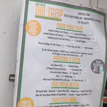 Chef Oya's The Trap - menu - American Near Me - Indianapolis, Indiana Chef Oya's The Trap - menu - American Near Me - Indianapolis, Indiana