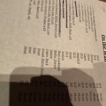 The Chapter Room - Draft beer menu - New American Near Me - Sandy Springs, Georgia