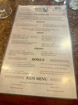 Menu photo 1 Bullfinch Brewpub Syracuse, NY Menu photo 1 Bullfinch Brewpub Syracuse, NY
