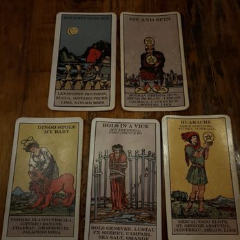 The Drifter - July 4th, 2026 tarot card menu - Speakeasies Near Me - Chicago, Illinois