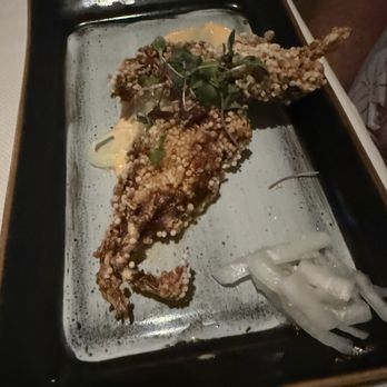 The Marine Room - Over fried soft shell crab - Seafood Near Me - La Jolla, California