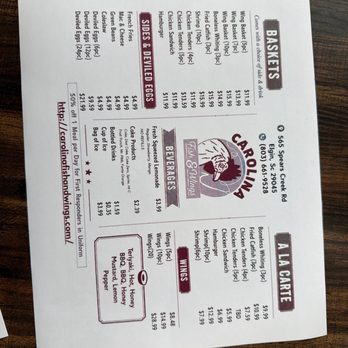 Carolina Fish & Wings - Fish & Chips Near Me - Elgin, South Carolina Carolina Fish & Wings - Fish & Chips Near Me - Elgin, South Carolina