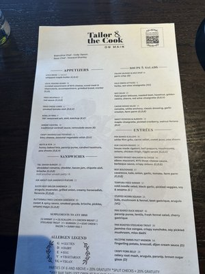 Menu photo 2 The Tailor and the Cook Utica, NY Menu photo 2 The Tailor and the Cook Utica, NY