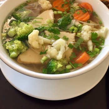 Pho Viet - Pho Chay ( vegetarian noodle soup with rice noodles, veggies & fried onions)... - Vietnamese Near Me - Newington, Connecticut