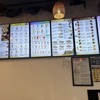 Bora Bora Smoothie Cafe - Menu is huge - Coffee & Tea Near Me - Brooklyn, New York