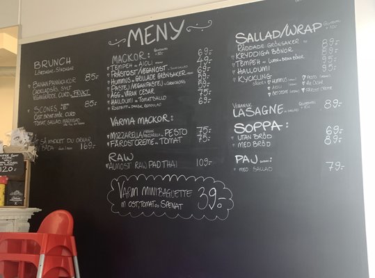 Menu photo 2 Café Kultur Göteborg, O