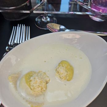 Bustronome - Ravioli in parmesan cream sauce. - Bus Tours Near Me - New York, New York