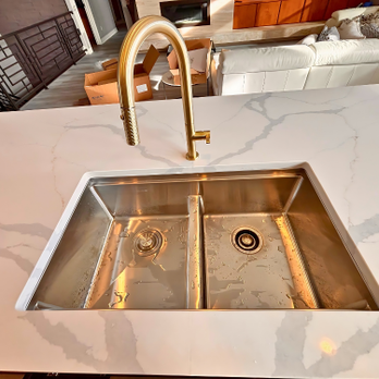 Clean Cut Plumbing - Installed New Rose Gold Kitchen Faucet!  Adding in a touch of luxury! - Plumbing Near Me