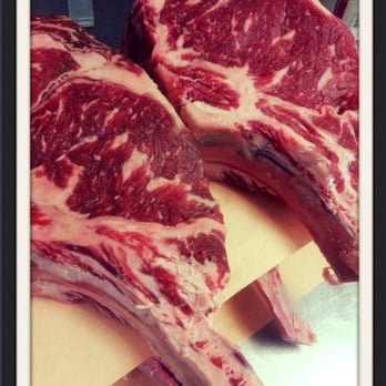 Corona Butcher - a pair of raw beef on a cutting board - Meat Shops Near Me - Scotrun, Pennsylvania