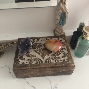 The Crystal Garden - The box that I purchased as well as the carnelian heart again. The amethyst is from another store in California. - Bookstores Near Me - Boynton Beach, Florida The Crystal Garden - The box that I purchased as well as the carnelian heart again. The amethyst is from another store in California. - Bookstores Near Me - Boynton Beach, Florida