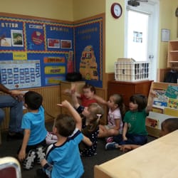 Gingerbread Preschool - Carillon - Setup like an elementary school with fun bulletin boards to post kids artwork and lessons for the week