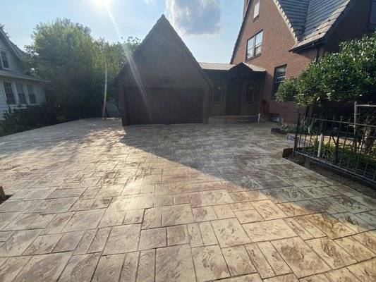 Patio/Driveway - Both Projects are stamped concrete and sealed at the end of the project. Patio/Driveway - Both Projects are stamped concrete and sealed at the end of the project.
