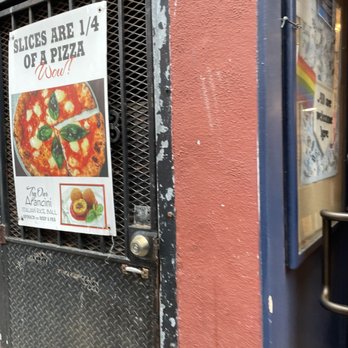 Ernesto's - Sign, huge slices! - Pizza Near Me - Boston, Massachusetts
