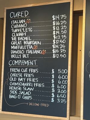 Menu photo 6 Cured & Crafted Chicago, IL