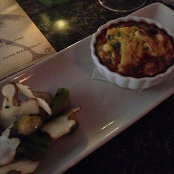 Prubechu - Shrimp Patty served with shaved Jerusalem artichokes and cucumber (jaba approved) - Guamanian Near Me - San Francisco, California