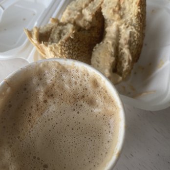 Zak The Baker - Cappuccino and Sesame Bagel with candied bacon jalapeño cream cheese! - Kosher Near Me - Miami, Florida Zak The Baker - Cappuccino and Sesame Bagel with candied bacon jalapeño cream cheese! - Kosher Near Me - Miami, Florida