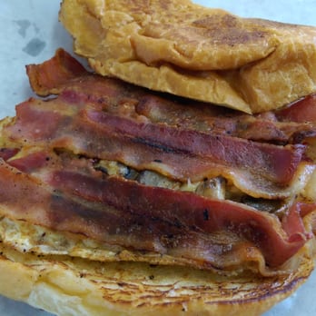 Koppa's Fulbeli Deli - Hodag with egg, bacon and smoked gouda on croissant. - Grocery Near Me - Milwaukee, Wisconsin