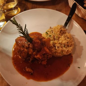 Radici - Osso bucco woth mushroom risotto - Italian Near Me - Forest Hills, New York Radici - Osso bucco woth mushroom risotto - Italian Near Me - Forest Hills, New York