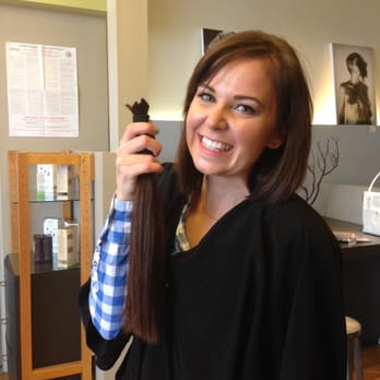 Crew Salon - My 14" ponytail after David cut it (Instagram @davidfile) - Hair Salons Near Me - Costa Mesa, California