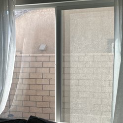 Priority Window Cleaning - Before the cleaning. All that dirt and sand.