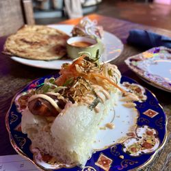 The Port of Call - SMOKED HOT DOG Bonito Aioli, Spicy Kimchi, Shallot & Kelp Crunch, Double-fermented House Steamed Bao Bun