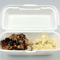 Island Grill - Delivery! Teriyaki chicken + potato salad side