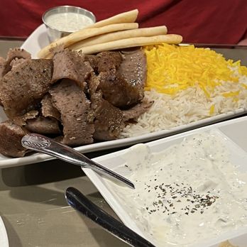 Aria Restaurant - Gyros Plate Dinner - Persian/Iranian Near Me - San Marcos, California