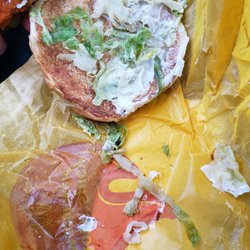 McDonald's - Hot 'n spicey McChicken sandwich.... gross!