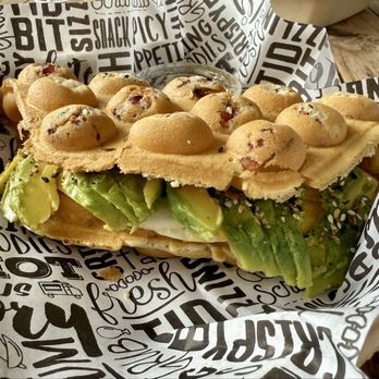 Aloha Waffle Bar - Waffle with avocado, bacon, egg - Coffee & Tea Near Me - Jacksonville, Florida Aloha Waffle Bar - Waffle with avocado, bacon, egg - Coffee & Tea Near Me - Jacksonville, Florida